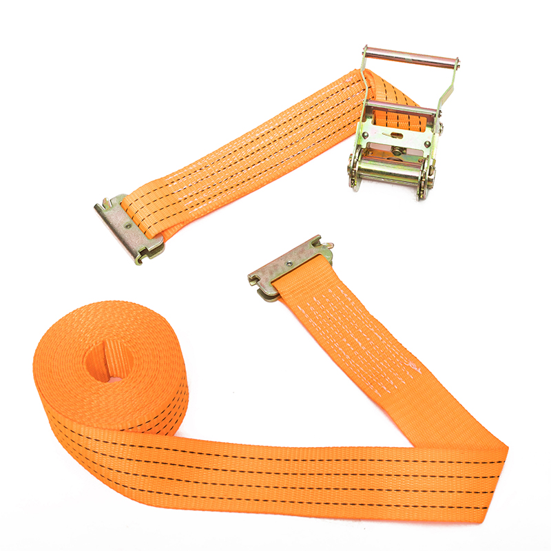 2 Inch 50mm*2T Tie Down Strap With E Hook Truck Ratchet Tiedown E-Track Ratchet Strap Loading Straps