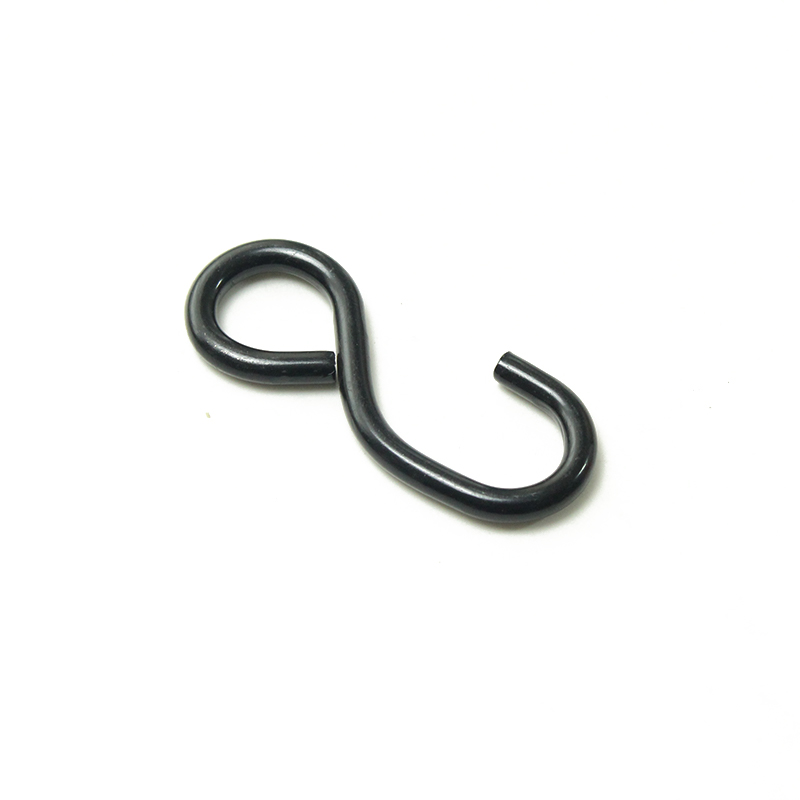 1 Inch Black PVC Coated S Hook