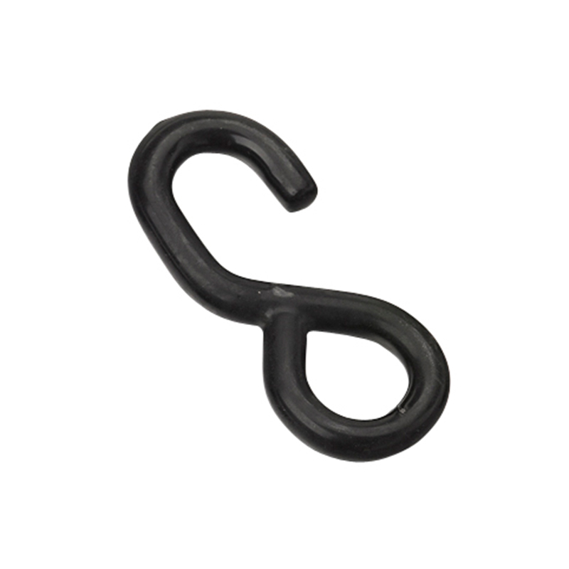 1 Inch Black PVC Coated S Hook